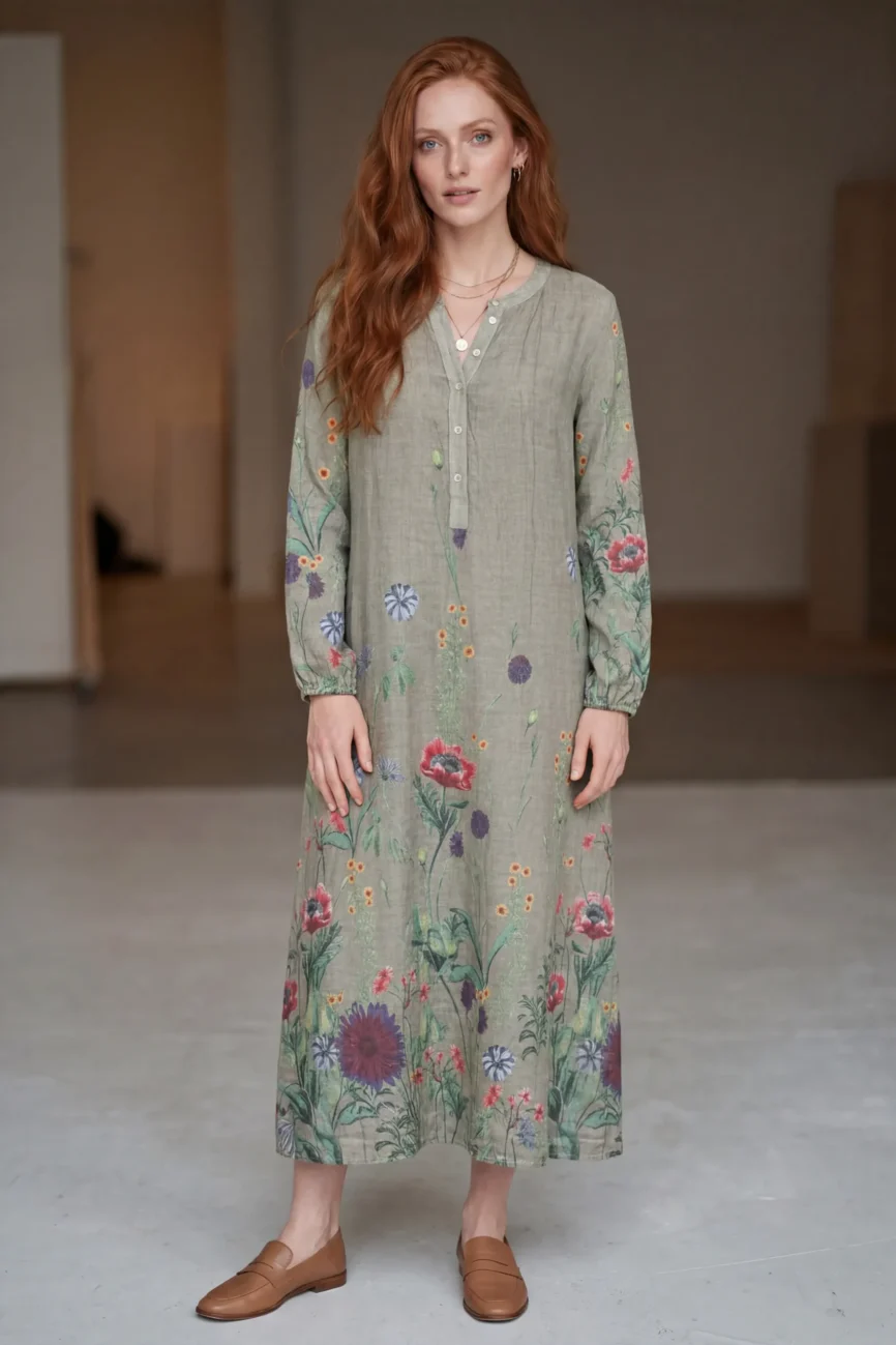 Floral Meadow Maxi Dress